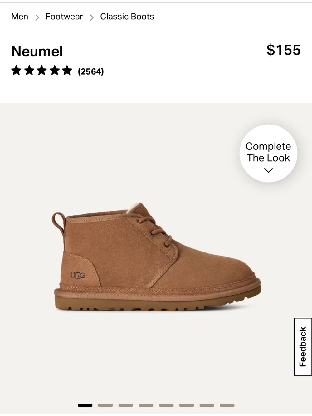 UGG Neumel Chestnut Boots